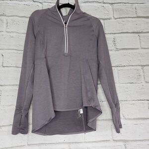 Calia Long Sleeve Workout Jacket Womens Large Purple Athleisure Stretch Casual